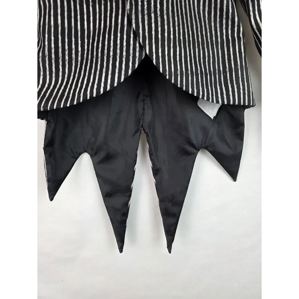 Disney Jack Skellington Nightmare Before Christmas Costume Jacket Kids Size 5-6 - Picture 5 of 10